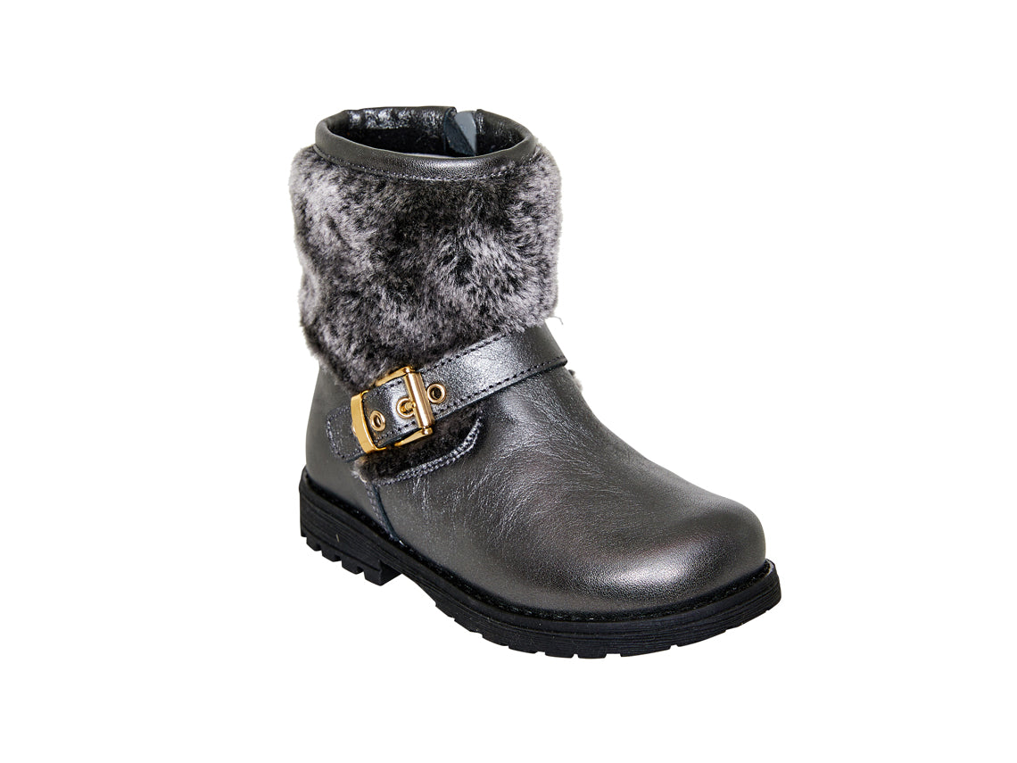 Stiefelette mit Fell 2019