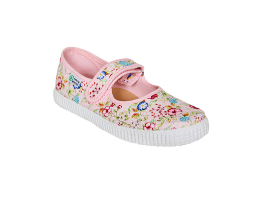 56068 Stoffschuh Riemchen
