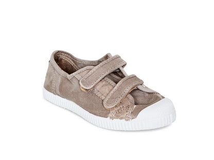 Leinenschuh 2er-Klett Gummikappe 78777