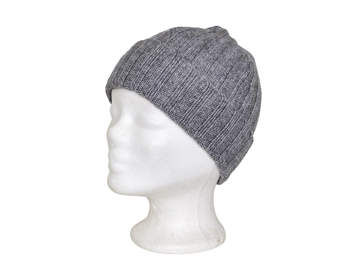 Kaschmir-Haube breite Rippe